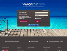 Tablet Screenshot of front-admin.voyage-prive.co.uk